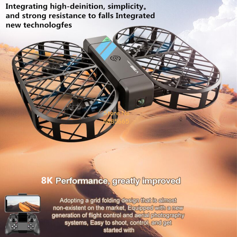 Drone Controller Screen - 8K HD Kamera 360° ° Koruma