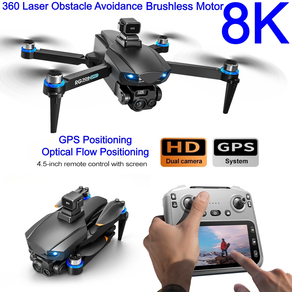 Drone Controller Screen - YENİ 8K Drone HD Kamera ile