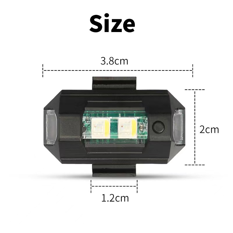 Motosiklet Işıkları Drone çaka - Drone Strobe Light incelemesi ve fiyatı