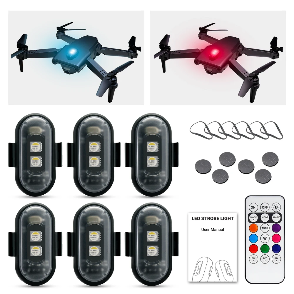 Motosiklet Flaş Işığı, APP Kon - Drone Strobe Light incelemesi ve fiyatı