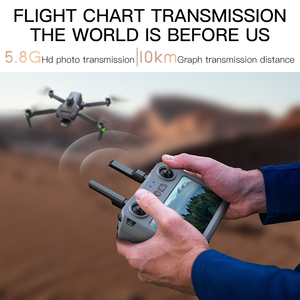 Teeggi SG909 MAX GPS Drone 4K  - Drone Controller Screen incelemesi ve fiyatı